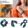 6-Piece Bow Scarf Hair Ties for Women and Girls view 4