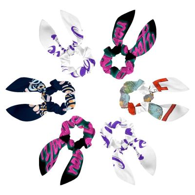 Bow Hair Ties, 6-Pack