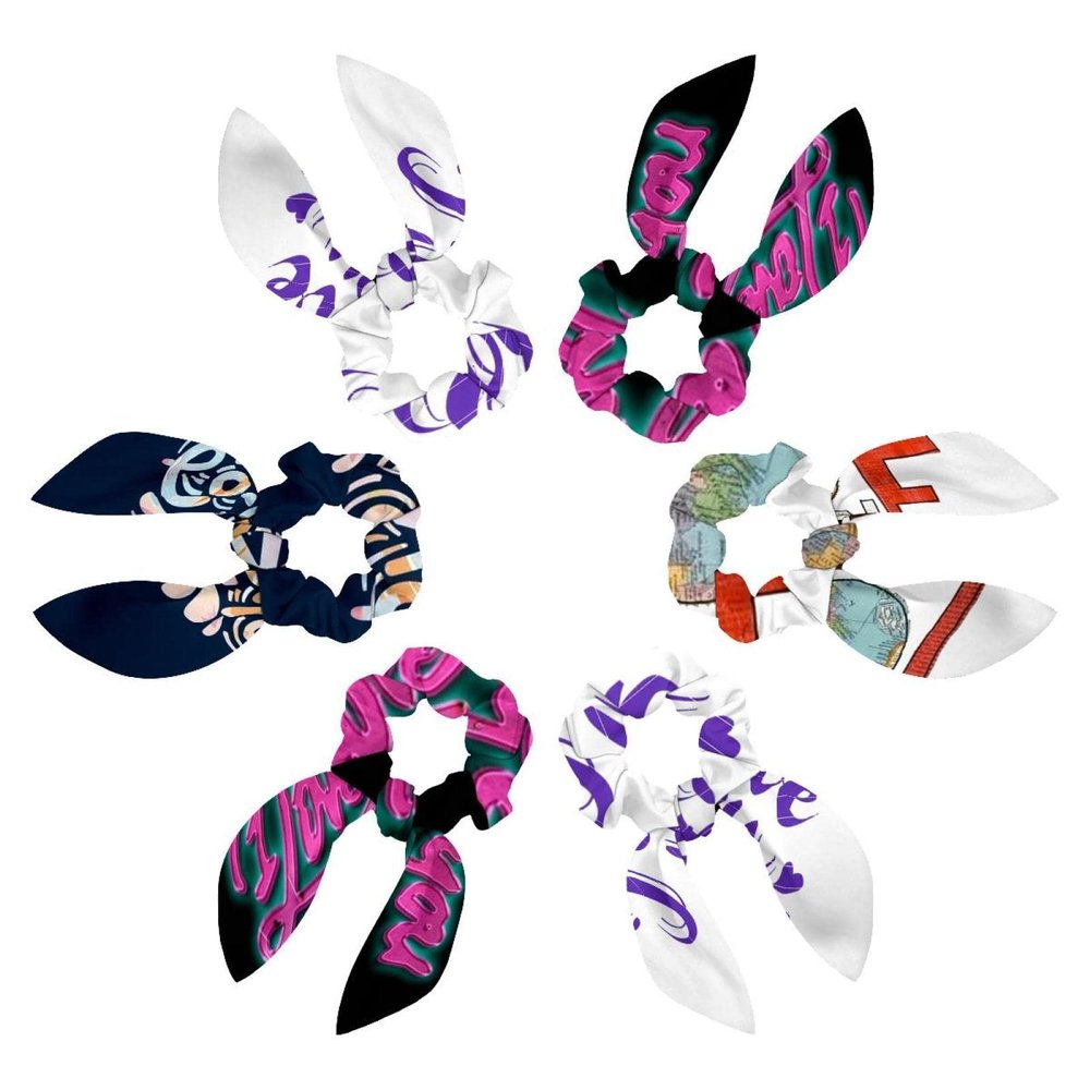 Bow Hair Ties, 6-Pack
