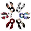 Plaid Scarf Hair Ties, Ponytail Holders for Women and Girls, 6-Pack view 1