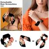 Plaid Scarf Hair Ties, Ponytail Holders for Women and Girls, 6-Pack view 4