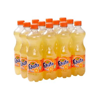 Fanta Orange | 12 x 0.5-Liter PET Bottles