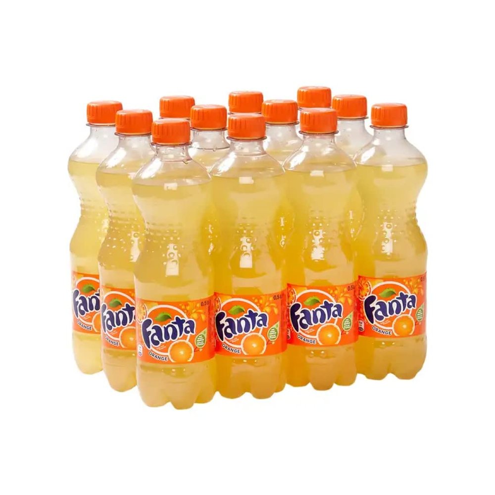 Fanta Orange | 12 x 0.5-Liter PET Bottles