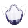barenx Combine Comfort & Safety Polycarbonate Plastic Mouth Protection, Reusable, Transparent, Durable, 11.5 x 13 x 6 cm, Purple view 1