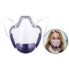 barenx Combine Comfort & Safety Polycarbonate Plastic Mouth Protection, Reusable, Transparent, Durable, 11.5 x 13 x 6 cm, Purple view 3