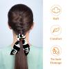 6-Piece Summer Coconut Skull Hair Scarf Ties with Bows, Elastic Ponytail Holders for Women and Teen Girls view 2