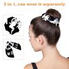 6-Piece Summer Coconut Skull Hair Scarf Ties with Bows, Elastic Ponytail Holders for Women and Teen Girls view 3