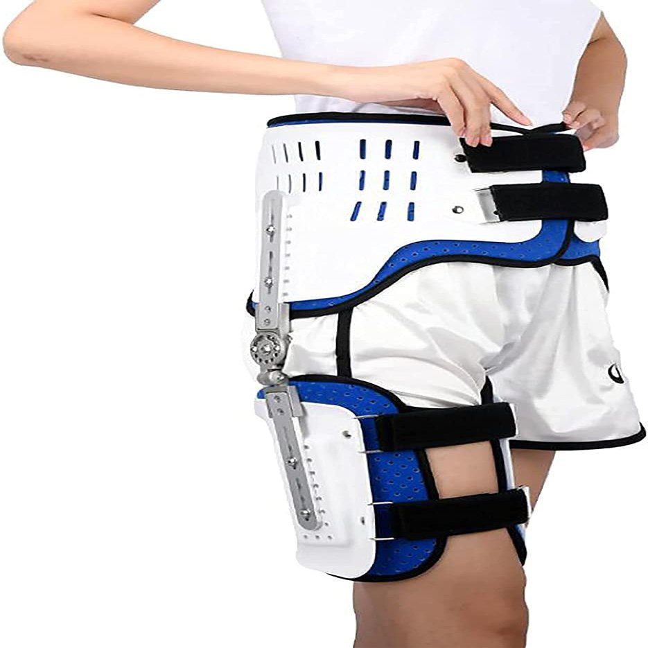Adjustable Hip Orthosis for Adults, Hip Joint Abduction Fixation, Hip Stabilizer and Support Corrector for Sciatic Nerve Pain Relief, Right (Hger A)