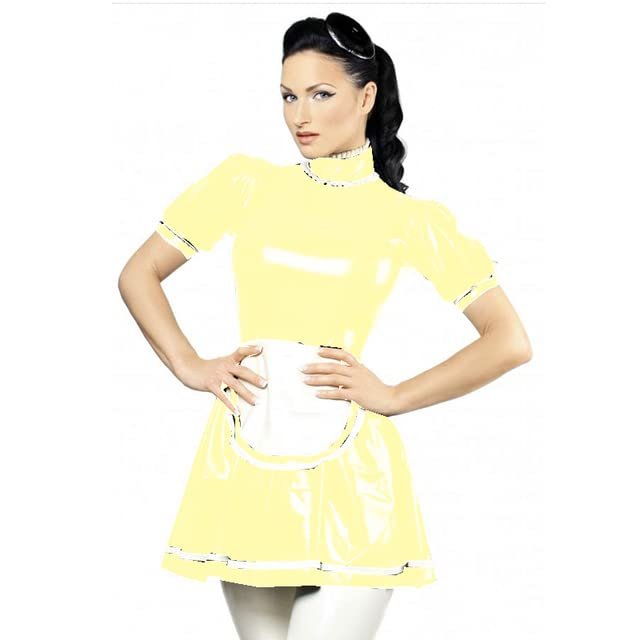 24-Color Cosplay Maid Dress with Apron
