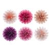 Dekozauber24 Edible Wafer Flowers for Cakes, 12 Count, 4.5 cm, 6-Color Mix view 1