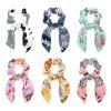 6-Piece Scarf Hair Tie Set with Bows for Women and Teen Girls view 1