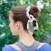6-Piece Scarf Hair Tie Set with Bows for Women and Teen Girls view 4