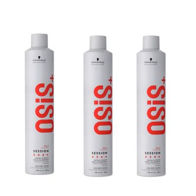 3x Schwarzkopf Professional OSiS Session 500 ml