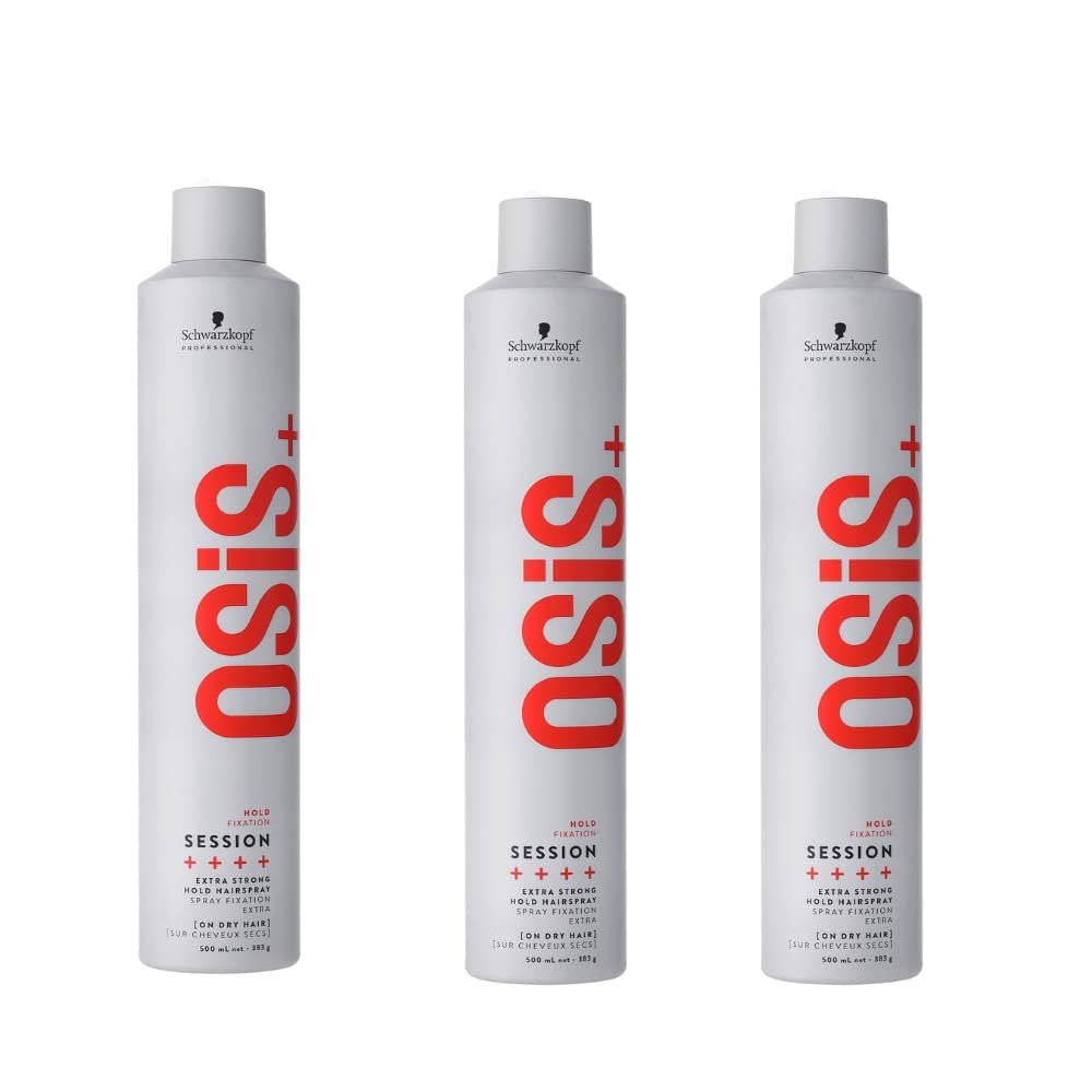 3x Schwarzkopf Professional OSiS Session 500 ml