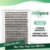 KEYYOU 300-Piece 30D C-Curl Cluster Lashes, 8–16 mm Mixed Lengths view 2
