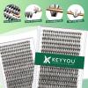 KEYYOU 300-Piece 30D C-Curl Cluster Lashes, 8–16 mm Mixed Lengths view 3