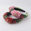 KASUK Women's Fashion Sponge-Inserted Rhinestone Leaf Headband for Prom, Parties, and Bridal Wear (Color: A) view 3