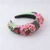 KASUK Women's Fashion Sponge-Inserted Rhinestone Leaf Headband for Prom, Parties, and Bridal Wear (Color: A) view 4