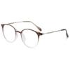 Lanomi Round Reading Glasses with Blue-Light Filter, Gradient Brown, +3.5 view 1