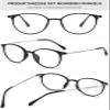 Lanomi Round Reading Glasses with Blue Light Filter, UV400 Protection, Clear Oval Frame, 1.5 view 3