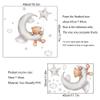 HAVLOC Moon, Clouds & Stars Wall Stickers for Baby and Kids' Rooms view 2