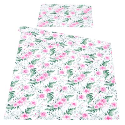 BabyLux 2-Piece Baby Bedding Set, 90 x 120 cm, Wild Flowers