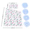 BabyLux 2-Piece Baby Bedding Set, 90 x 120 cm, Wild Flowers view 2
