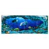 Alvinlite PVC Aquarium Background Sticker, Ocean World, 24 x 11.8 in view 1