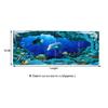 Alvinlite PVC Aquarium Background Sticker, Ocean World, 24 x 11.8 in view 2