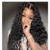 KYUSAR Women's Long Curly Black Synthetic Wig view 2