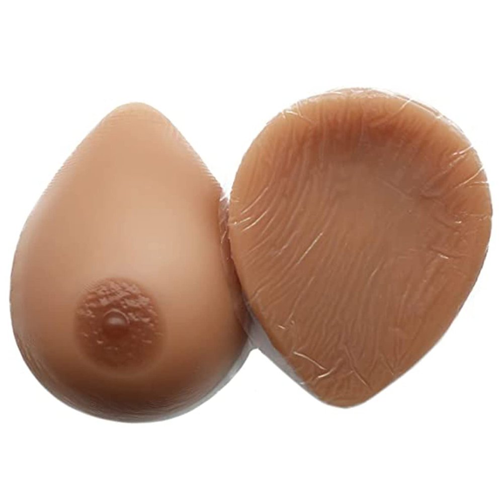 YOPADO Suntan Silicone Breast Forms, Teardrop Shape, 800 g/Pair