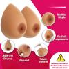 YOPADO Suntan Silicone Breast Forms, Teardrop Shape, 800 g/Pair view 3