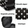 Sanitary Pad Storage Bag, Day of the Dead Skull, White Pattern view 3
