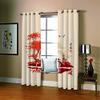 2-Piece Blackout Curtains, 182" W x 214" H, 3D Wooden Bridge Pattern view 2