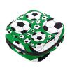 Football Pattern Sanitary Pad Storage Bag with Zipper view 1