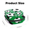 Football Pattern Sanitary Pad Storage Bag with Zipper view 2