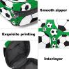 Football Pattern Sanitary Pad Storage Bag with Zipper view 3