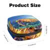 Menstrual Pad Storage Bag, Menstrual Cup Pouch, Travel Makeup Organizer – Sea Turtle Underwater Wildlife view 2