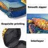 Menstrual Pad Storage Bag, Menstrual Cup Pouch, Travel Makeup Organizer – Sea Turtle Underwater Wildlife view 3