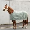 SUNRIDE Wellington Fleece Horse Cooler Blanket, 280 g/m², Quick-Drying, Lightweight, Olive, 165 cm view 1