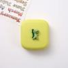 Wudaizhi Women's Portable Cute Contact Lens Case with Mirror view 3