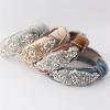 KASUK Flannel Baroque Rhinestone Pearl Headband for Women, Bridal and Prom (Color: D) view 2
