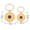 Personalized Stainless Steel Pet ID Tag, Black, Size S view 4