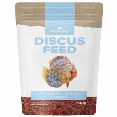 NatureHolic Discusfeed Main Food for Discus Fish, 130 g