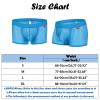 Men's Mesh Boxer Briefs, Sheer Sexy Underwear, Soft Thong, Sky Blue, XL view 3
