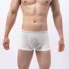 Men's White Sheer Mesh Thong Underwear, Size S view 2