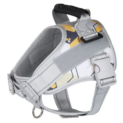 PUYYDS Tactical Adjustable Dog Harness with Handle for Large and Medium Dogs