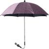 Stroller Sun Umbrella with 360° UV Protection, Adjustable Clamp and Flexible Arm - Red view 1
