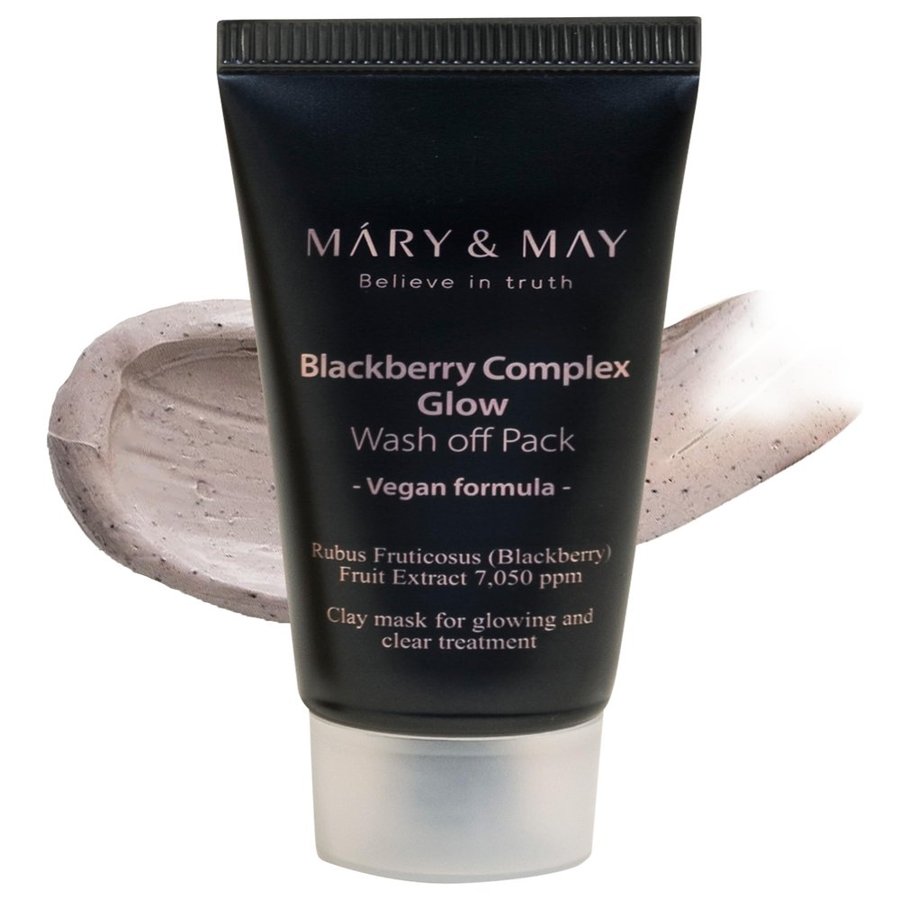 Mary&May Blackberry Complex Glow Wash-Off Pack, 30 g