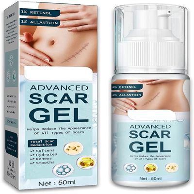 Scar Gel for Acne Scars and Stretch Marks, Advanced Scar Treatment, 50 mL